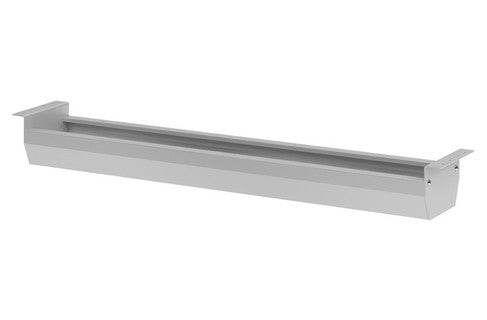 AMPYR Kabelwanne klappbar für 120 cm Tisch silber