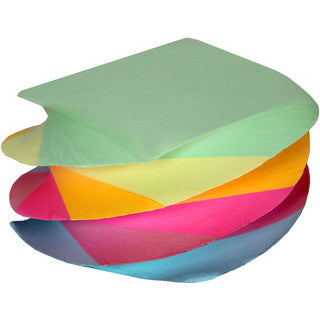 M&M Notizblock gedreht 600 Blatt 86x86mm farbig sortiert