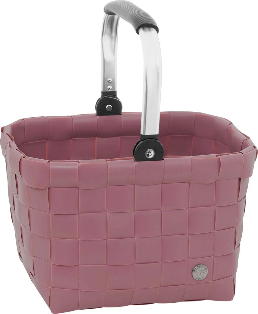 ICE BAG Shopper Korb mini mit KLAPP-GRIFF Altrosa 5035-38-0U