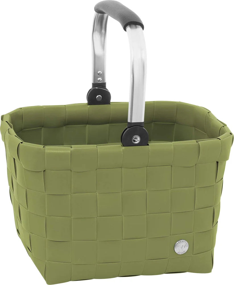 ICE BAG Shopper Korb mini mit KLAPP-GRIFF Icekhakigrün 5035-49-0U