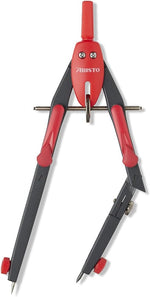 ARISTO Zirkel Professional Drawing - grau - neon rot