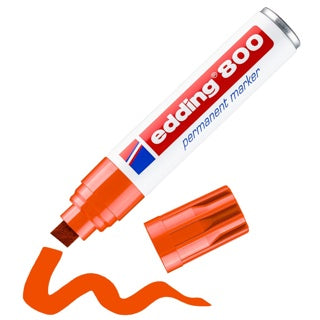 EDDING Permanentmarker 800 mit Keilspitze 4-12 mm orange