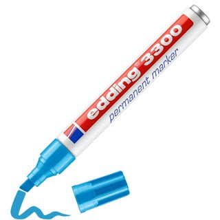 EDDING Permanentmarker 3300 Keilspitze 1-5 mm hellblau