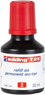 EDDING Nachfülltinte T25 30 ml rot