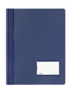 DURABLE Schnellhefter 2680 DURALUX® A4+ mit Beschriftungsfenster Kunststoff 245 x 310 mm dunkelblau