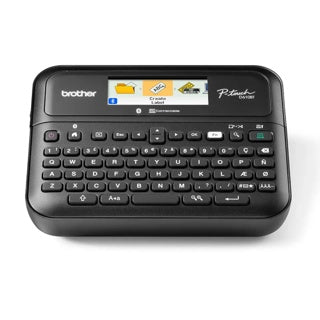 BROTHER Beschriftungsgerät P-Touch D610BTVP inkl. Zubehör für 3.5-24 mm TZe-Schriftbänder schwarz