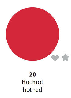 FOLIA Tonkarton 6122 10 Bögen 220 g/m² 50 x 70 cm hochrot