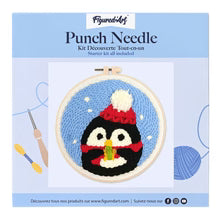 FiguredArt  - Punch Needle Weihnachtspinguin