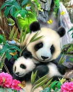 FiguerdArt - Kreuzstich -  Pandafamilie 2