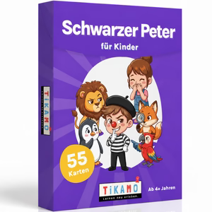 Schwarzer Peter Kartenspiel für Kinder