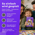 Schwarzer Peter Kartenspiel für Kinder