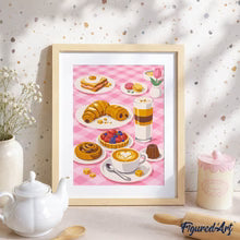 FiguredArt - Geschenset Malen nach Zahlen - Süßes Frühstück