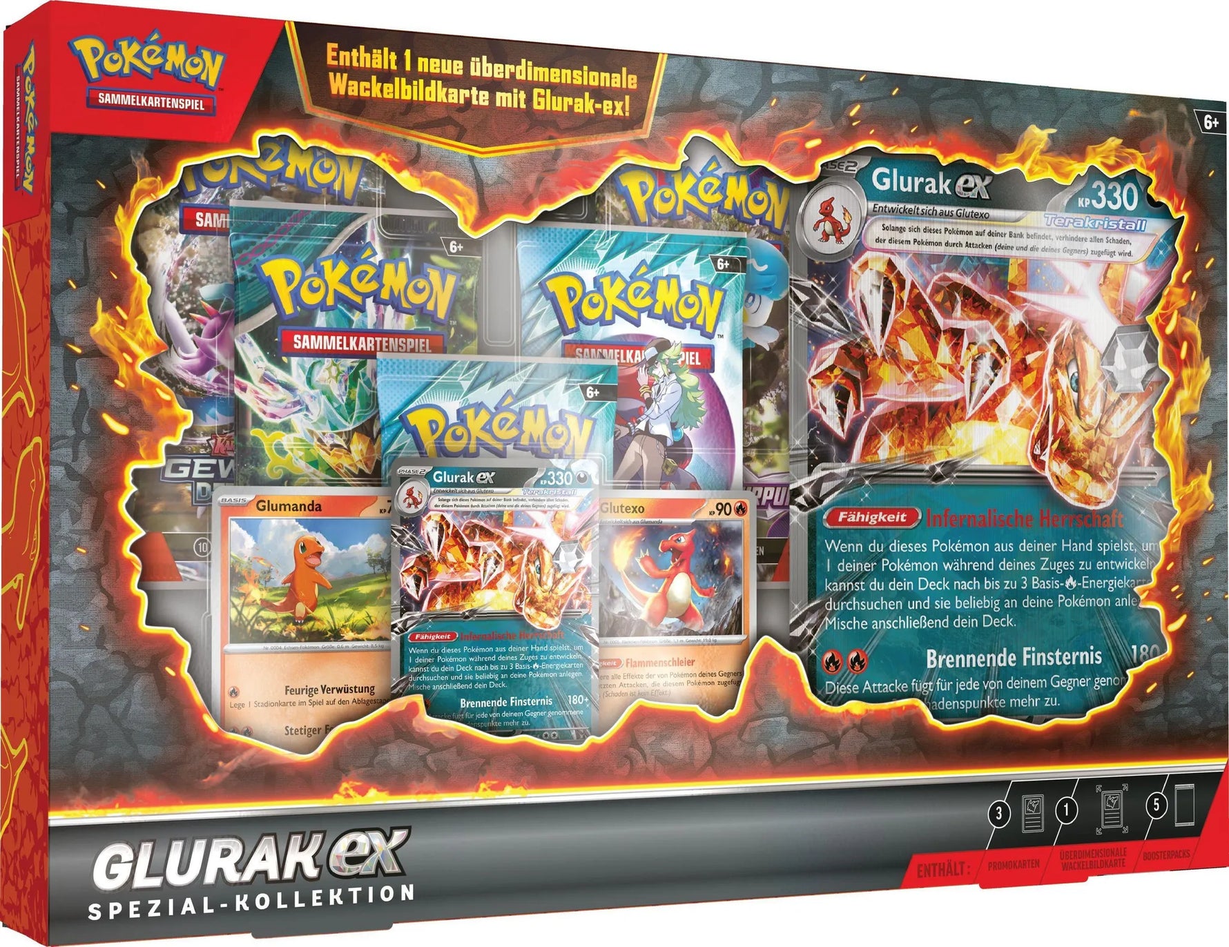 Pokémon Glurak-ex Sammelkollektion