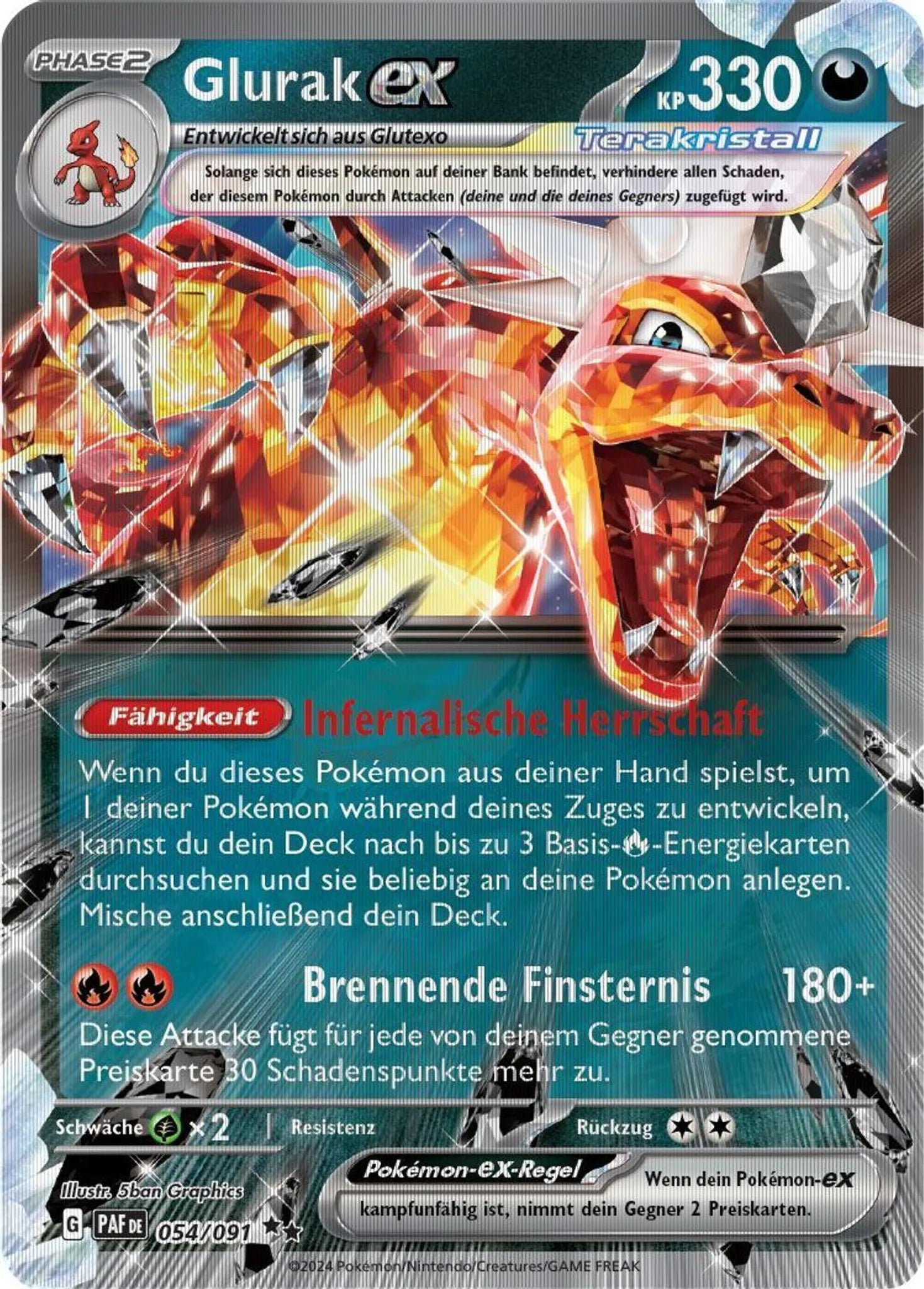 Pokémon Glurak-ex Sammelkollektion