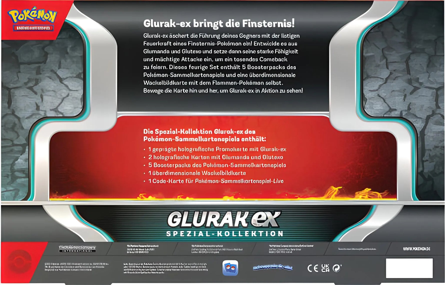 Pokémon Glurak-ex Sammelkollektion