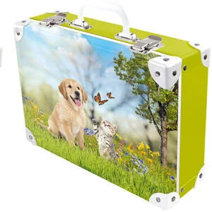 Mehrzweckkoffer, Handarbeitskoffer Hund und Katze
