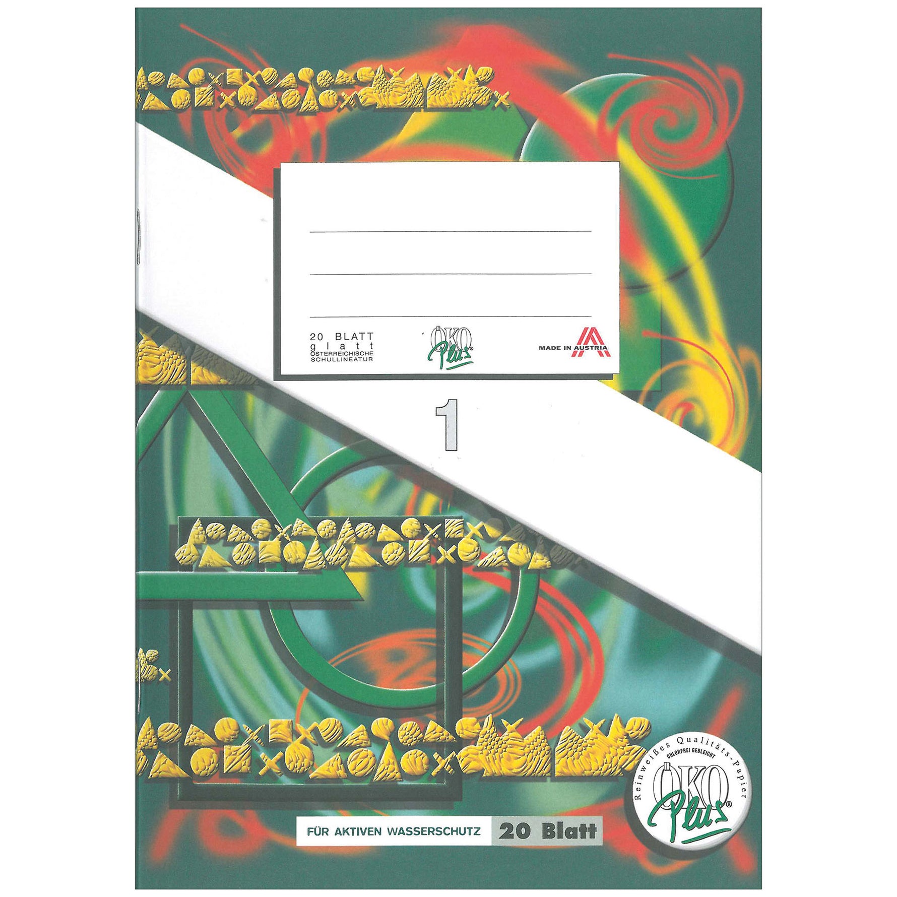 Kliemstein ÖKO Plus Schulheft A5 Nr 1. 20 Blatt glatt