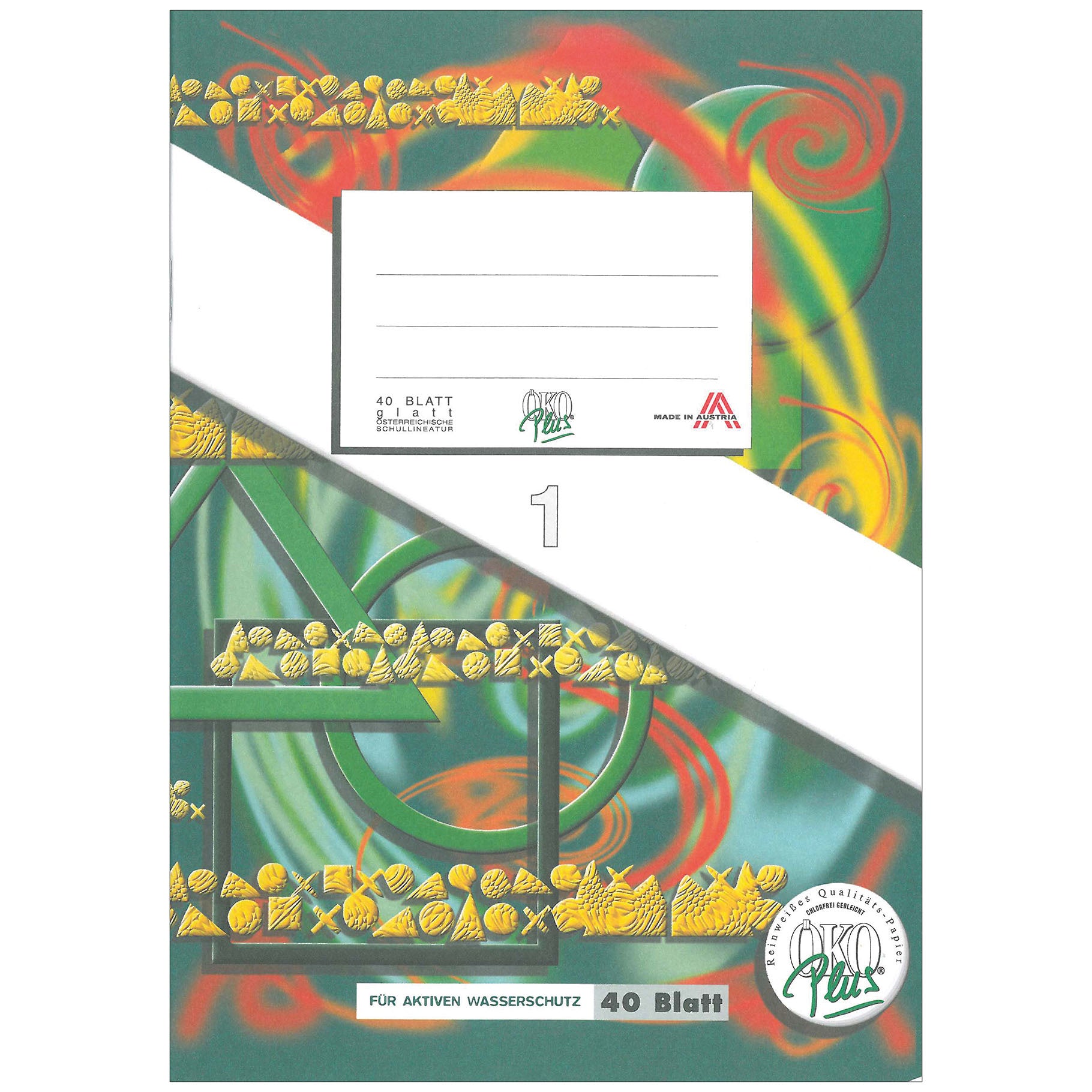 Kliemstein ÖKO Plus Schulheft A5 Nr 1. 40 Blatt glatt