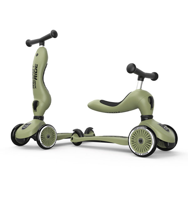 Scoot and Ride Highwakick 1 olive