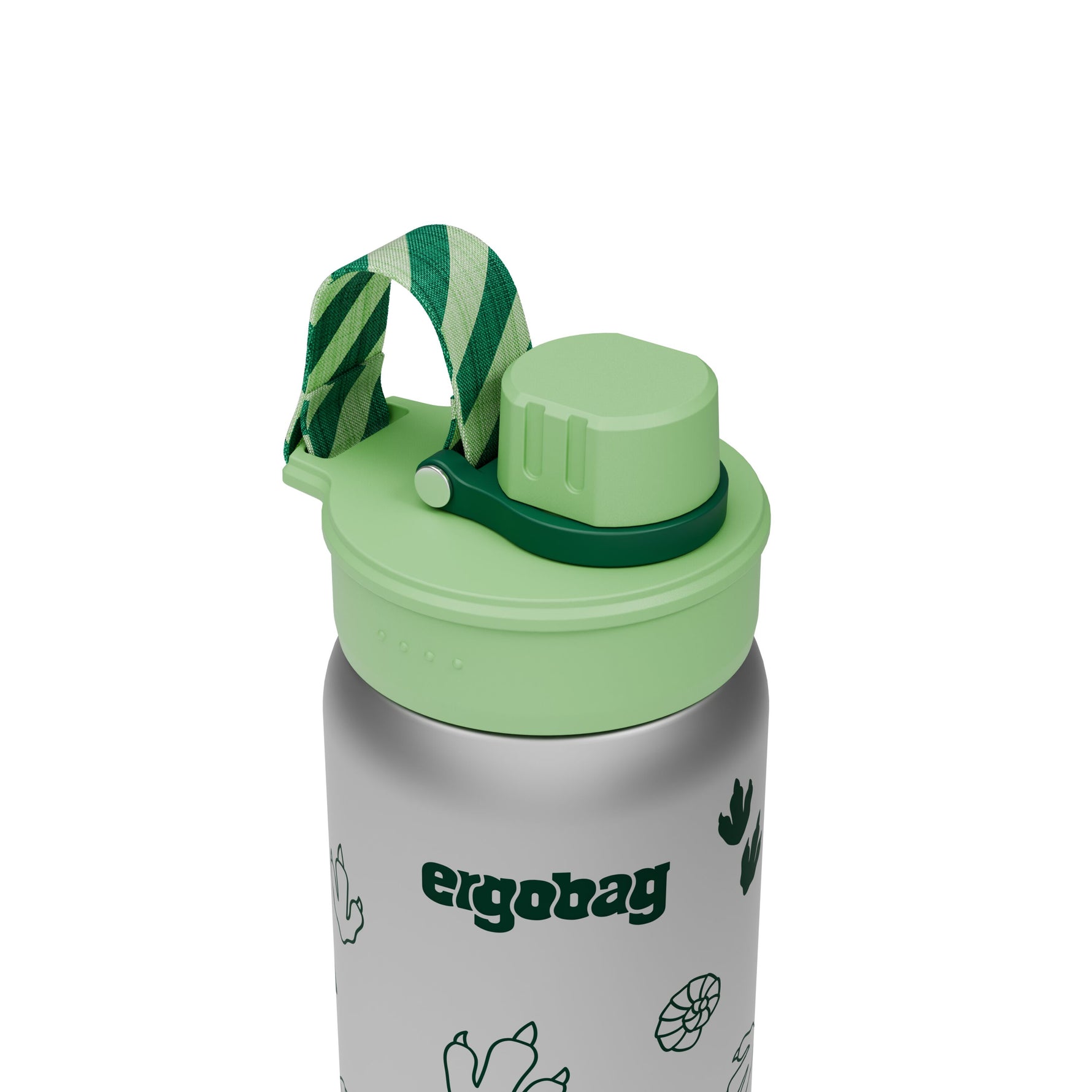 ergobag Dschungel Edelstahl Trinkflasche