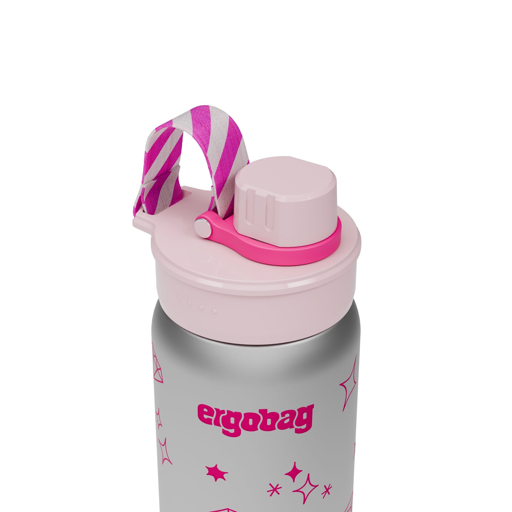 ergobag Glitzer Edelstahl Trinkflasche