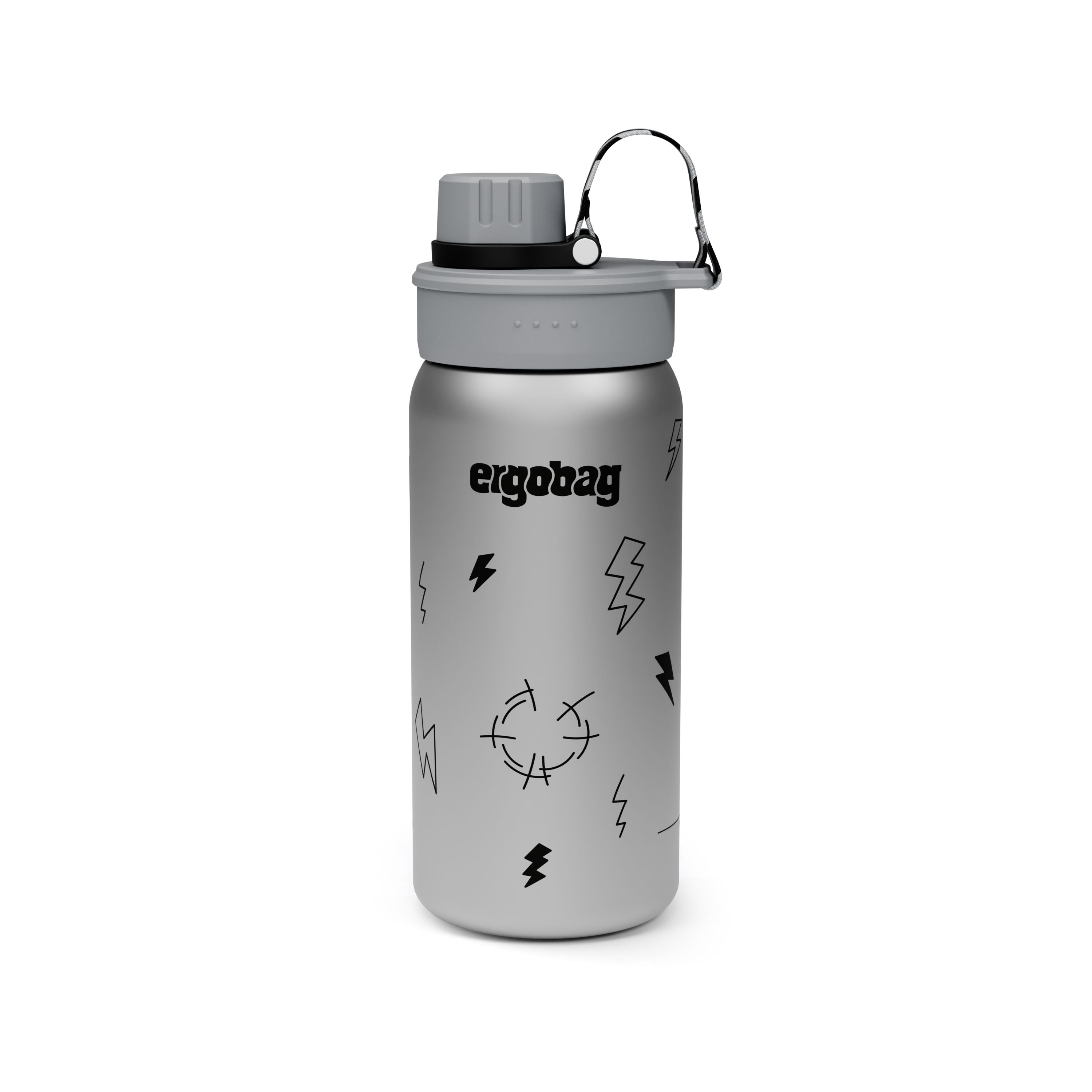 ergobag Gewitter Edelstahl Trinkflasche