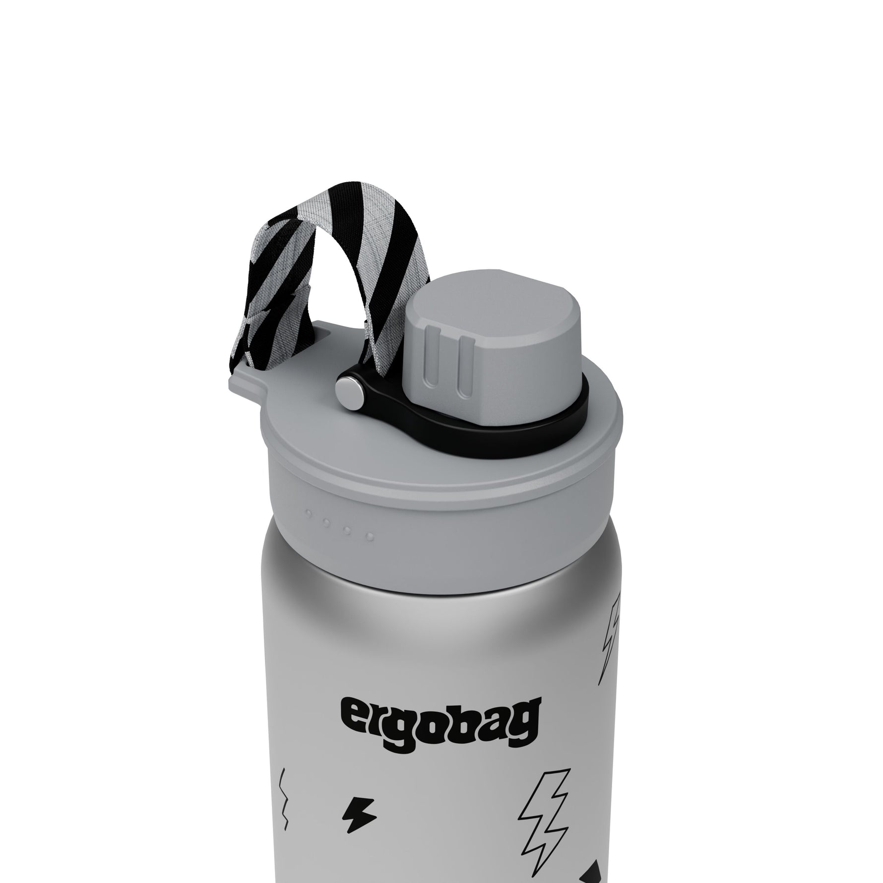 ergobag Gewitter Edelstahl Trinkflasche