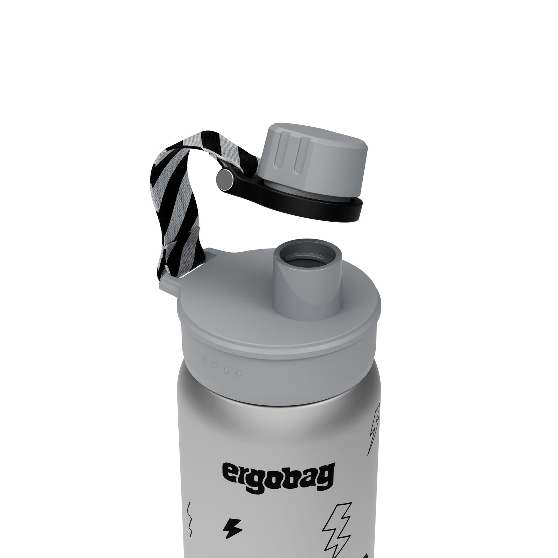 ergobag Gewitter Edelstahl Trinkflasche