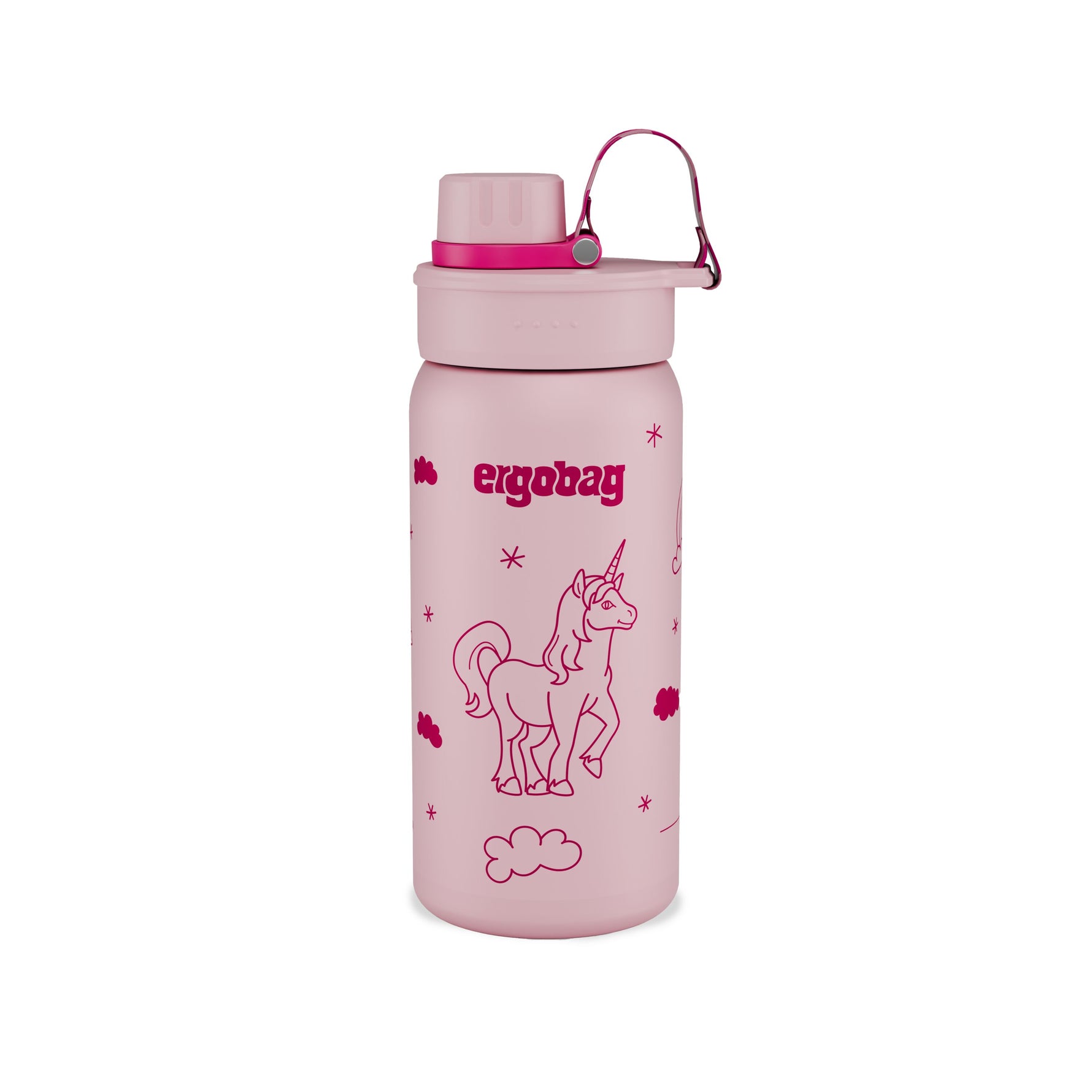 ergobag Einhorn Edelstahl Trinkflasche