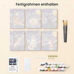 FiguredArt - Mini Serie  Malen nach Zahlen - Sternennacht - Katzen