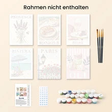 FiguredArt - Mini Serie  Malen nach Zahlen - Schickes Frühstück