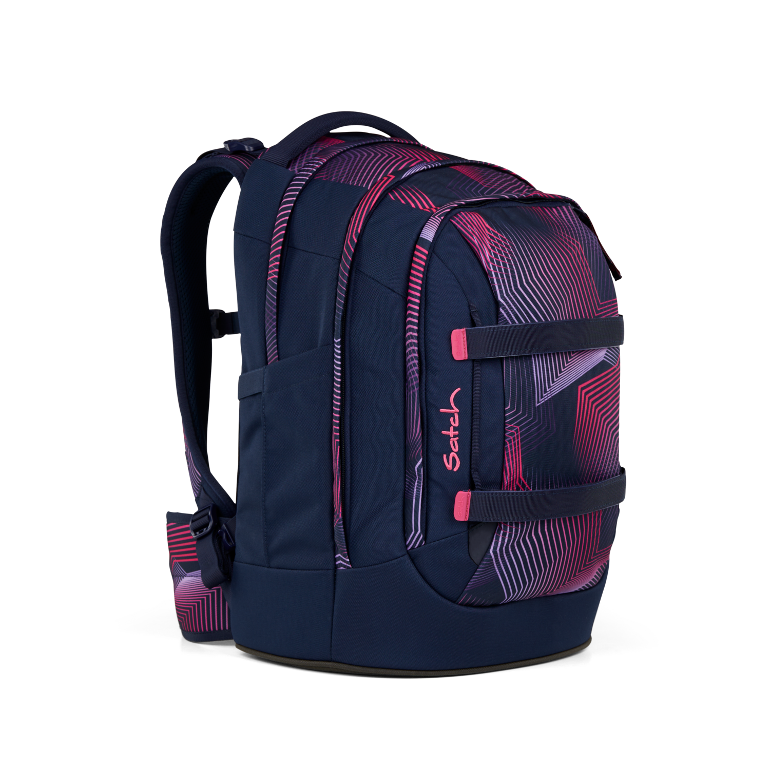 satch Pack Schulrucksack  Seismic Pink