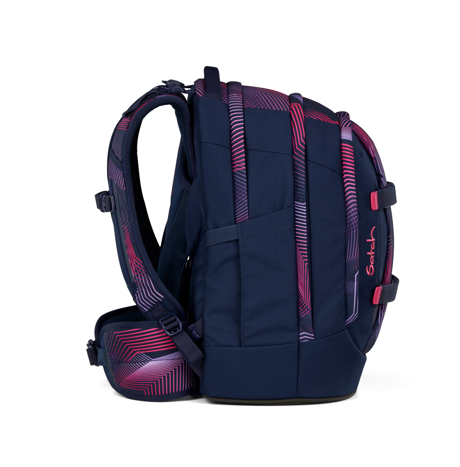 satch Pack Schulrucksack  Seismic Pink