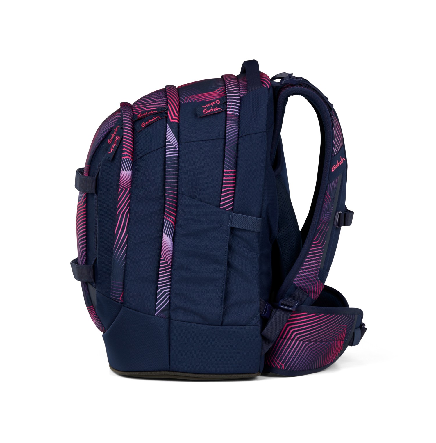 satch Pack Schulrucksack  Seismic Pink
