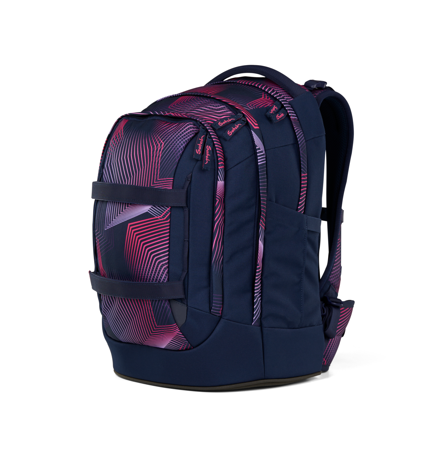 satch Pack Schulrucksack  Seismic Pink
