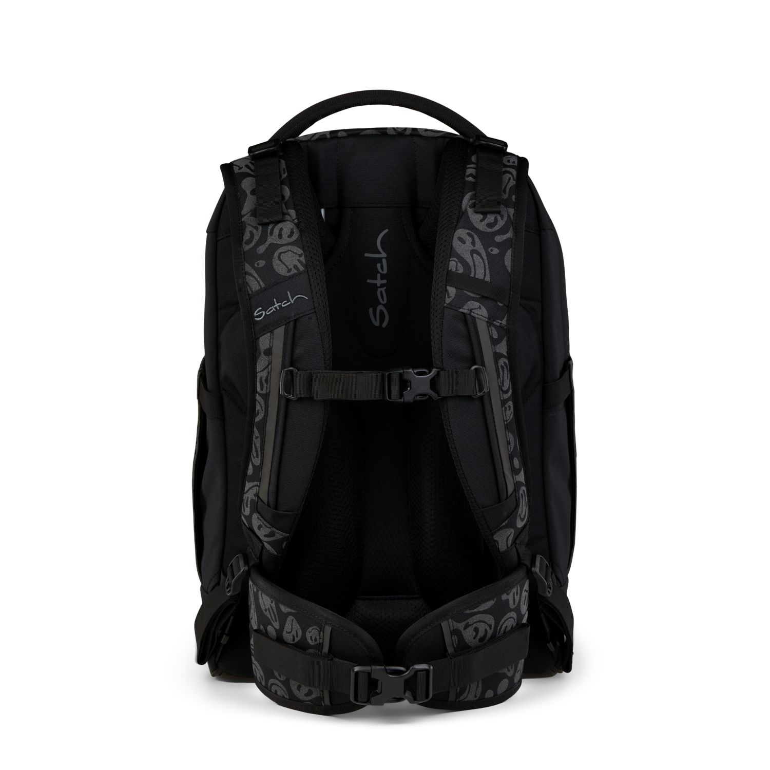 satch Pack Schulrucksack Set Blurry Faces