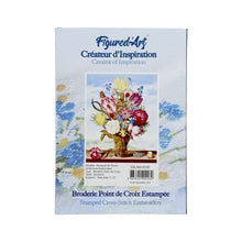 FiguerdArt - Kreuzstich -  Eiffelturm mit Blumen