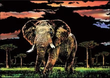 FiguredArt  - Kratzbild Elefant