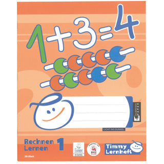 Timmy Lernheft Rechnen Lernen 1, Quart kariert 7x10mm