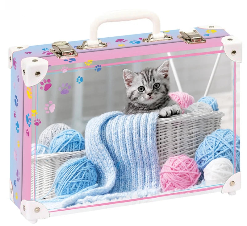 Mehrzweckkoffer, Handarbeitskoffer Katze