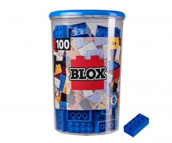 Blox Klemmbausteine 8er blau 100 Stk