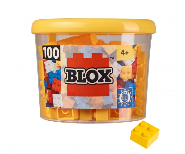 Blox Klemmbausteine 4er gelb 100 Stk