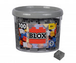 Blox Klemmbausteine 4er graue 100 Stk