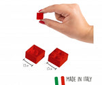 Blox Klemmbausteine 4er rot 100 Stk