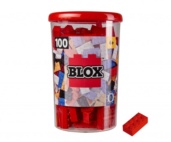 Blox Klemmbausteine 8er rot 100 Stk