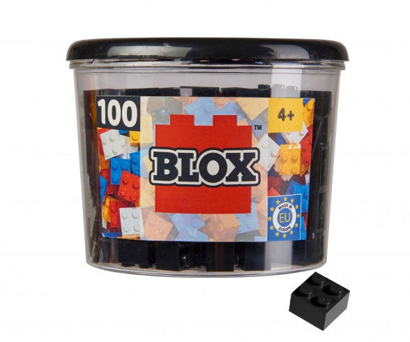 Blox Klemmbausteine 4er schwarz 100 Stk