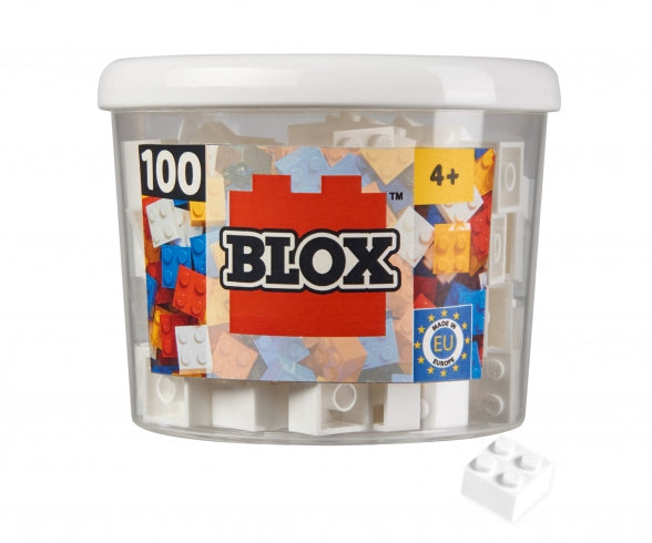 Blox Klemmbausteine 4er weiß 100 Stk