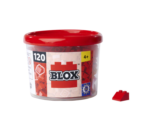 Blox Klemmbausteine 120Stk  Dachsteine rot