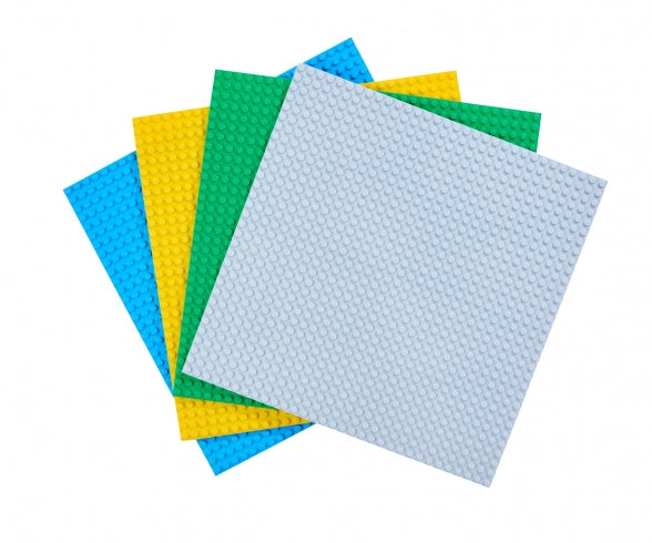 Blox Klemmbausteine 4 Stk Bauplatten je 25 x 25cm