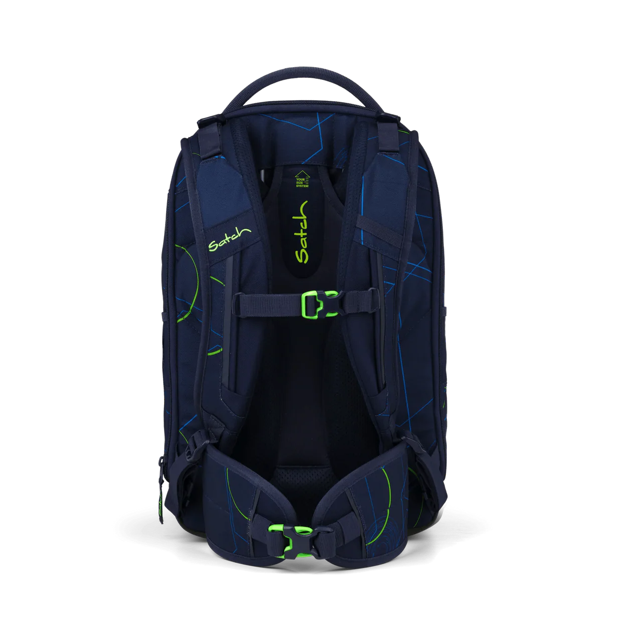 satch Match Plus Schulrucksack  Blue Tech